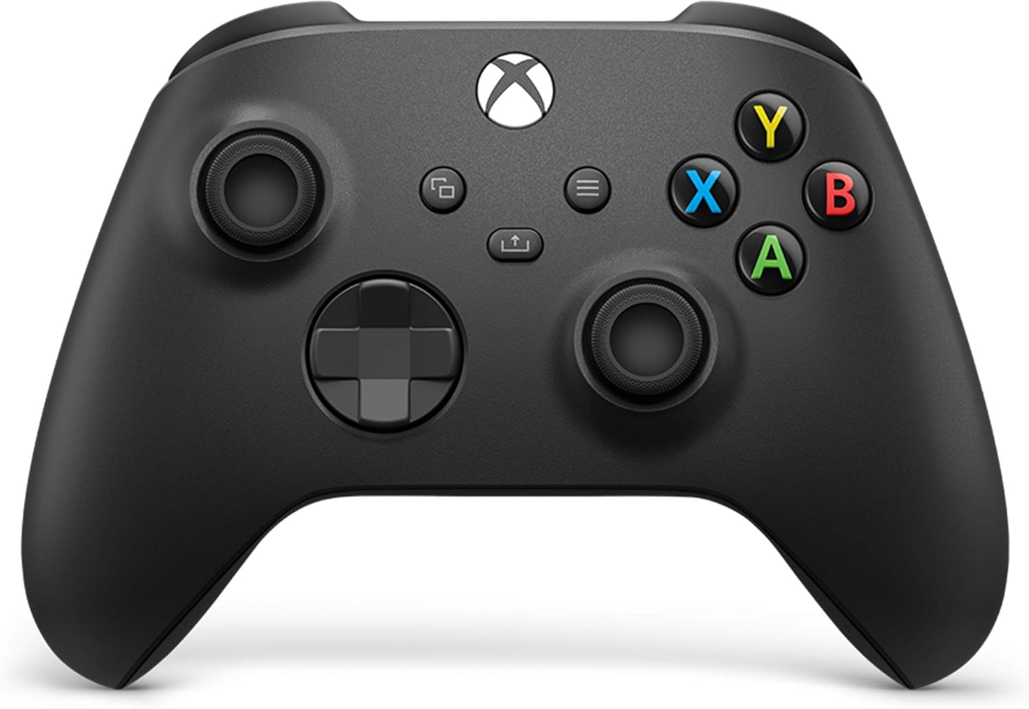 Manette sans fil Xbox Carbon Black pour Xbox Series X|S, Xbox One, Windows 10 et Mobile