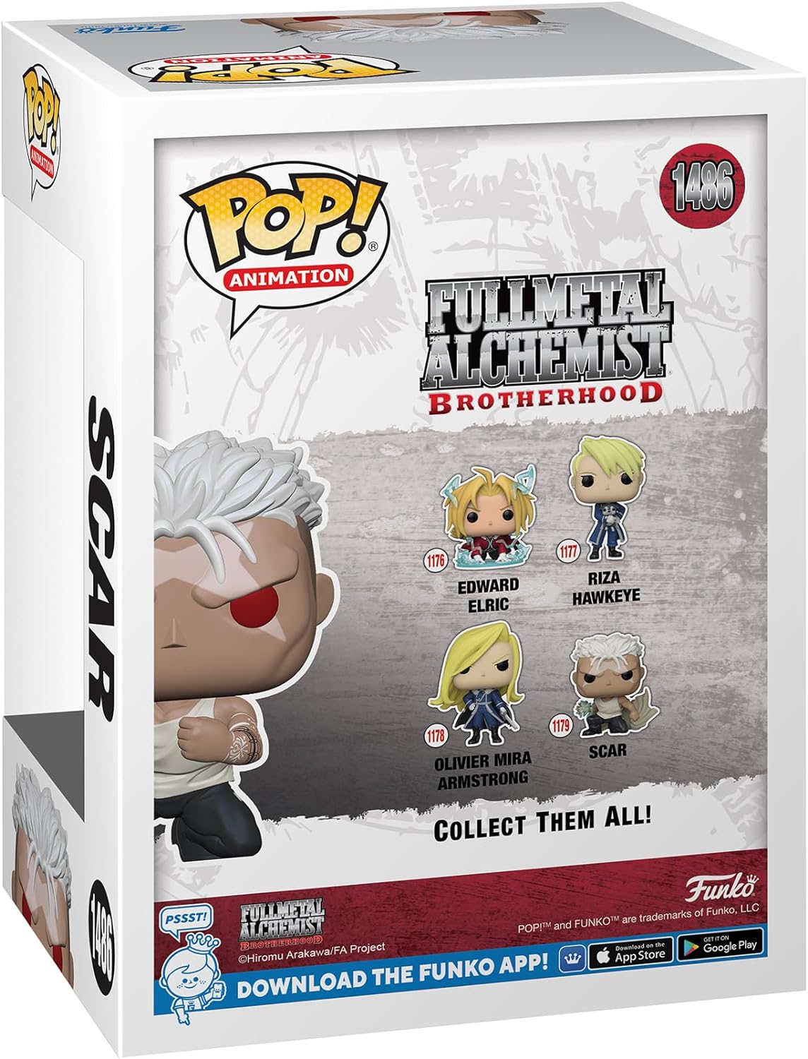 Funko Pop! Animation: Full Metal Alchemist: Brotherhood - Scar (Glows in the Dark) - Special Edition - flash vidéo