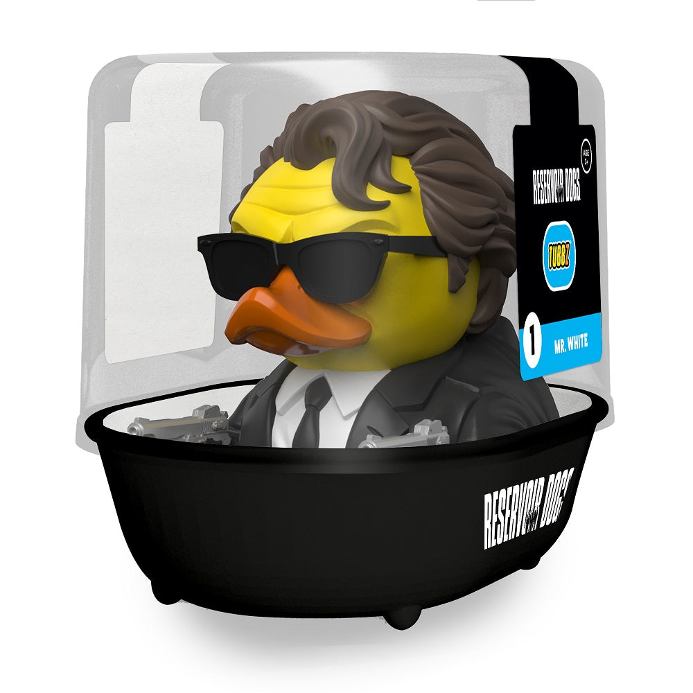 Numskull - TUBBZ Canard de bain - Reservoir Dogs - Mr. White (Première Édition) - 9cm - flash vidéo
