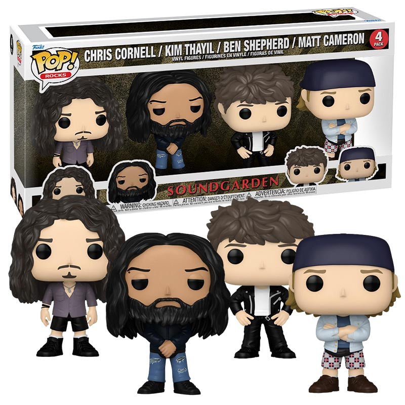 Funko Pop! 4-Pack: Soundgarden - flash vidéo