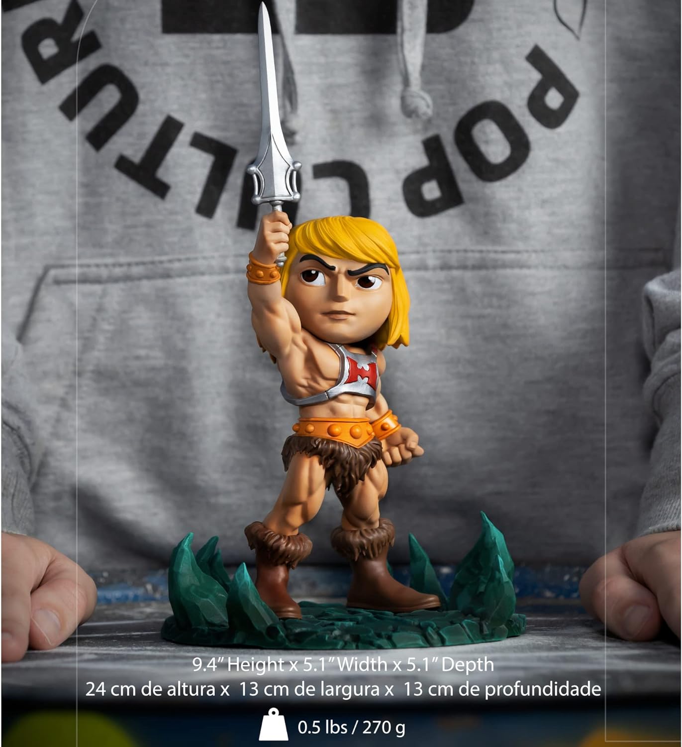 Iron Studios - MiniCo - Masters of the Universe - He-Man Statue 15cm - flash vidéo