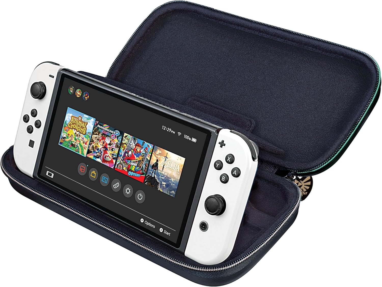 Big Ben - Pochette de transport deluxe officielle The Legend of Zelda: Tears of the Kingdom pour Nintendo Switch, Switch Lite et Switch OLED