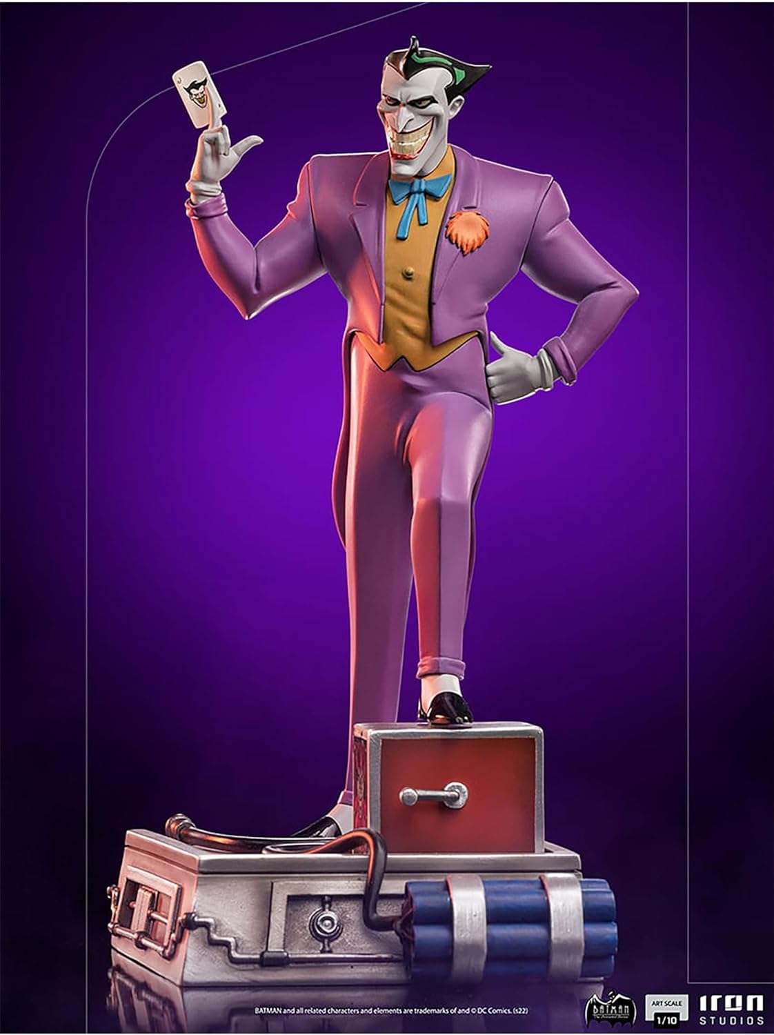 Iron Studios - Arts Scale 1/10 - DC Comics - Batman: The Animated Series - The Joker Statue 21cm - flash vidéo