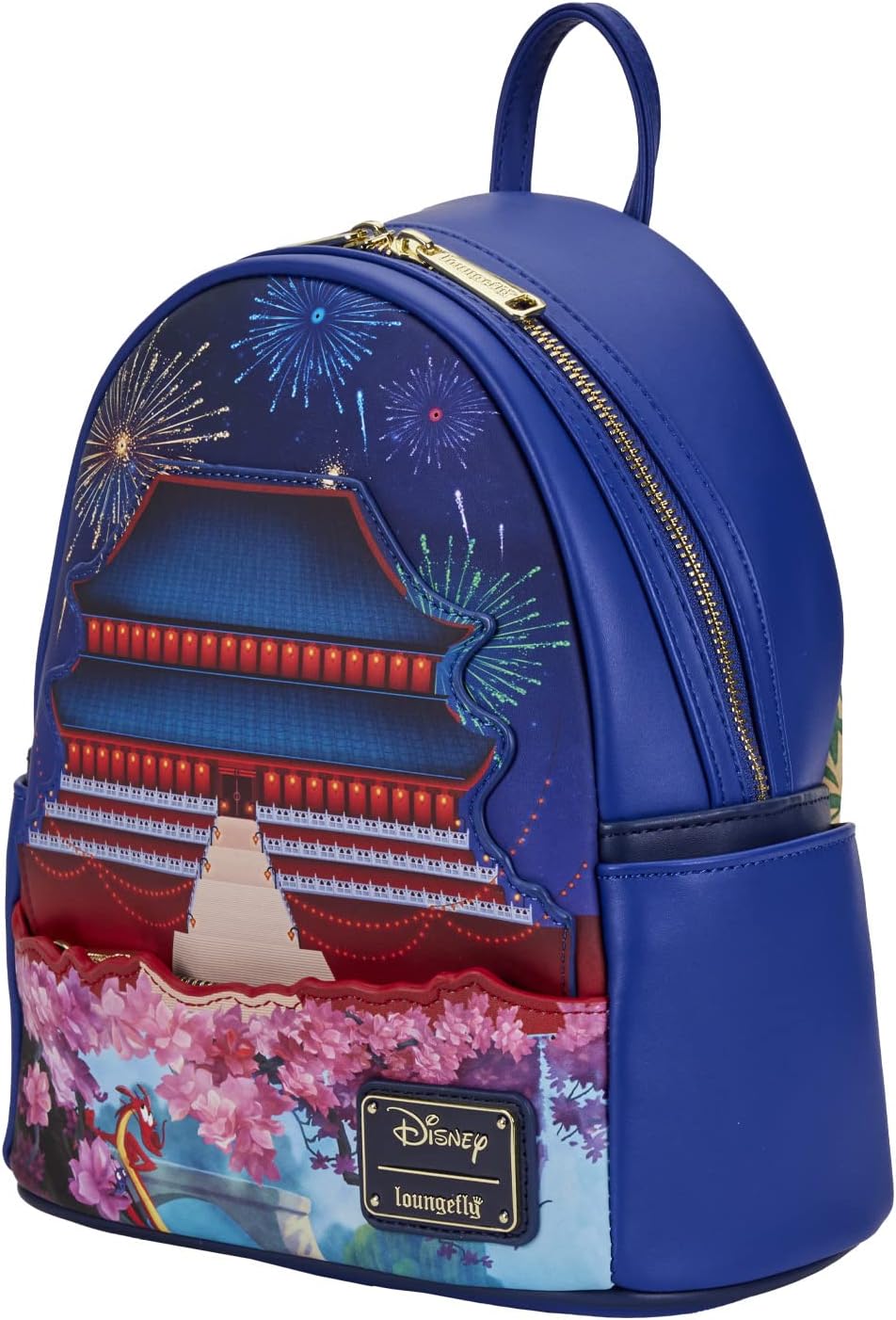 Loungefly: Disney - Mulan - Castle Light Up Cosplay Mini Backpack - flash vidéo