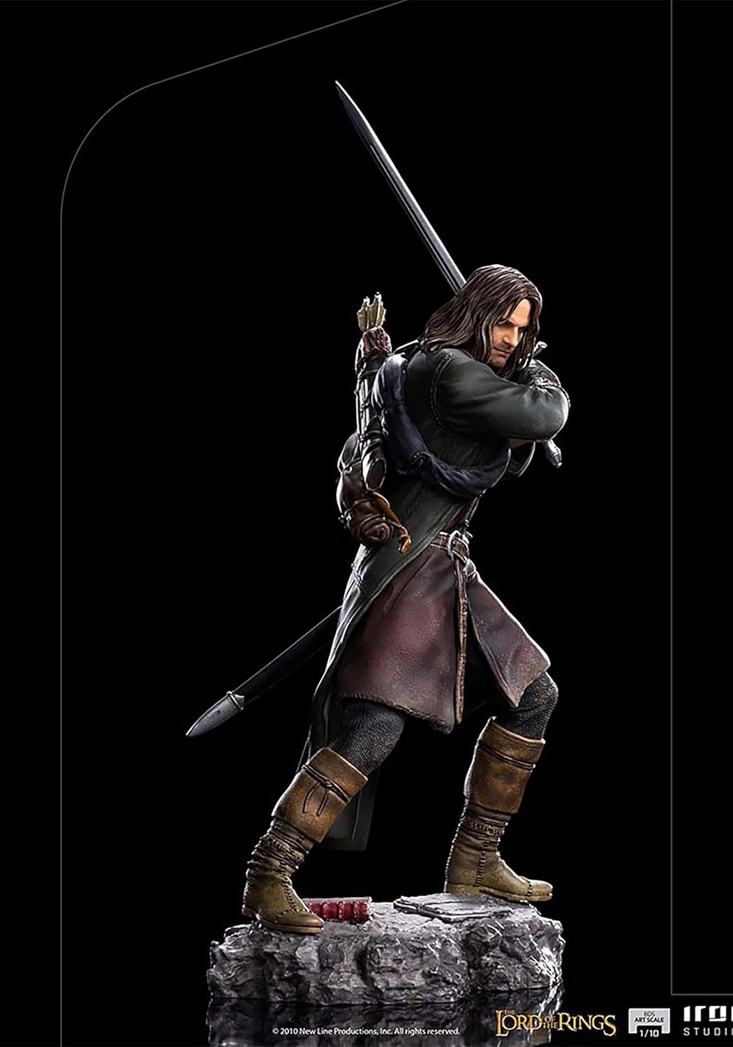 Iron Studios - BDS Arts Scale 1/10 - The Lord of the Rings - Aragorn Statue 24cm - flash vidéo