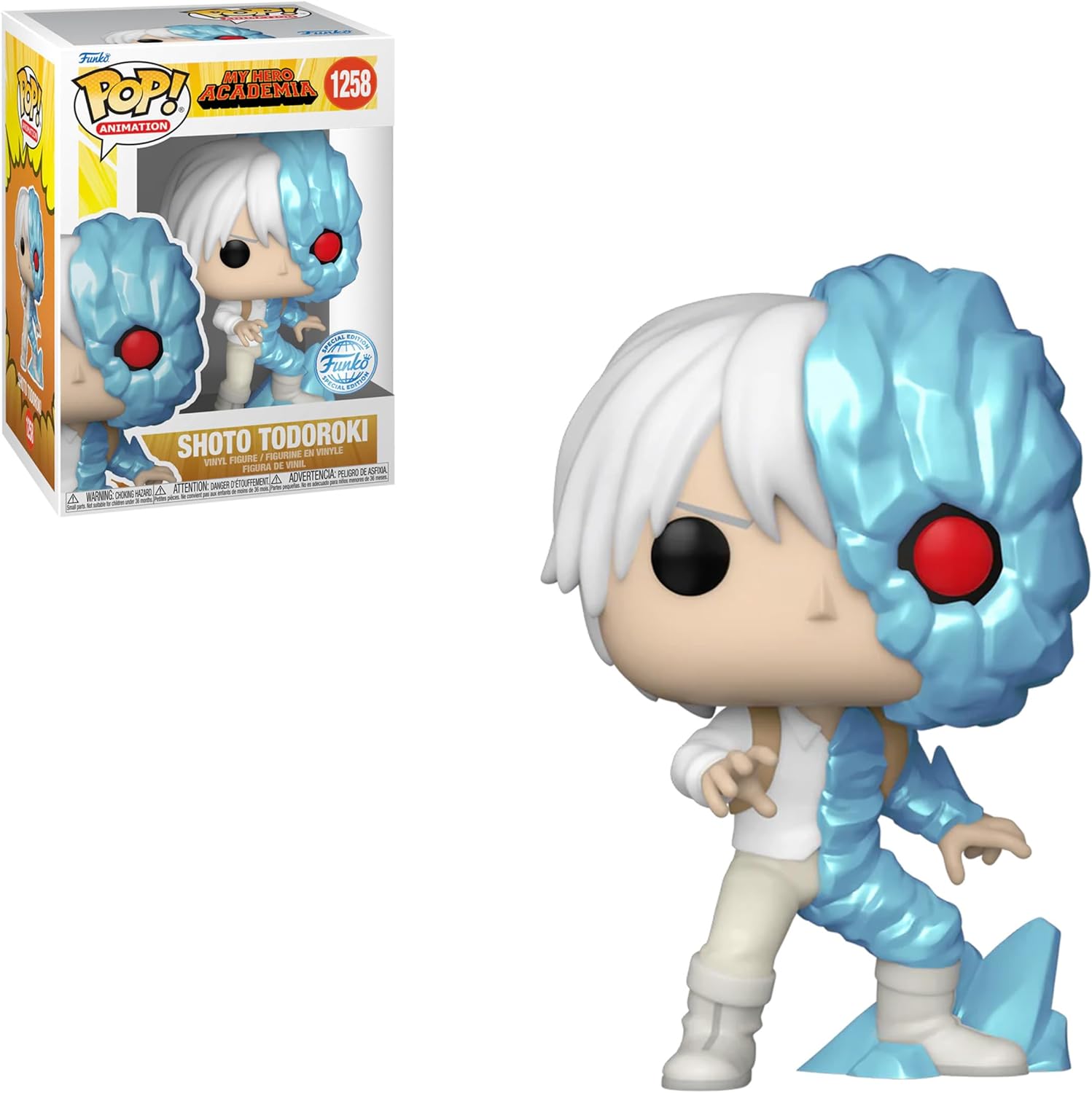 Funko Pop! Animation: My Hero Academia - Ice Todoroki w/CH (GW) - Smartoys Exclusive - flash vidéo