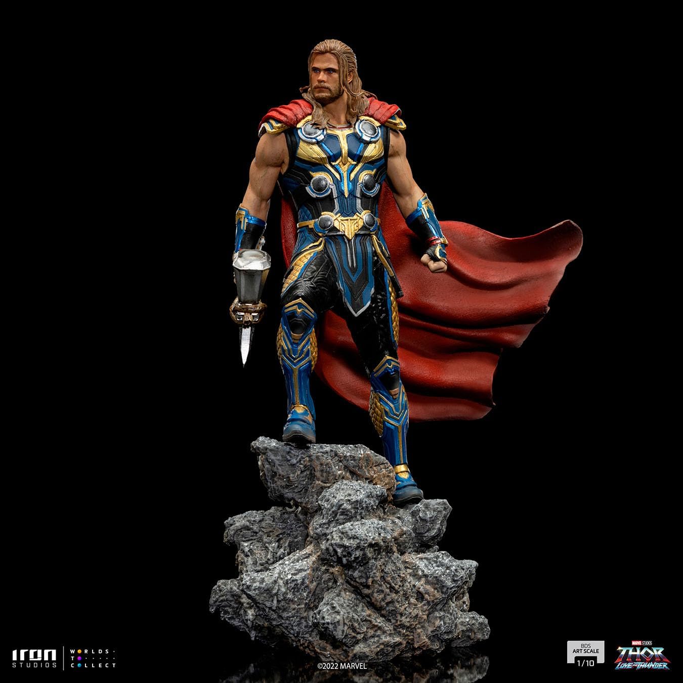 Iron Studios - BDS Arts Scale 1/10 - Marvel - Thor: Love and Thunder - Thor Statue 26cm - flash vidéo