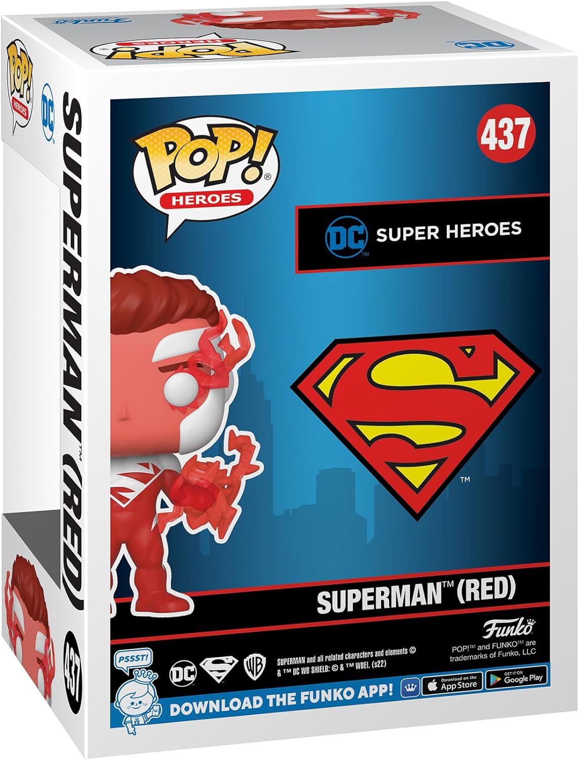 Funko Pop! Heroes: Superman (Red) - Convention Limited Edition - flash vidéo