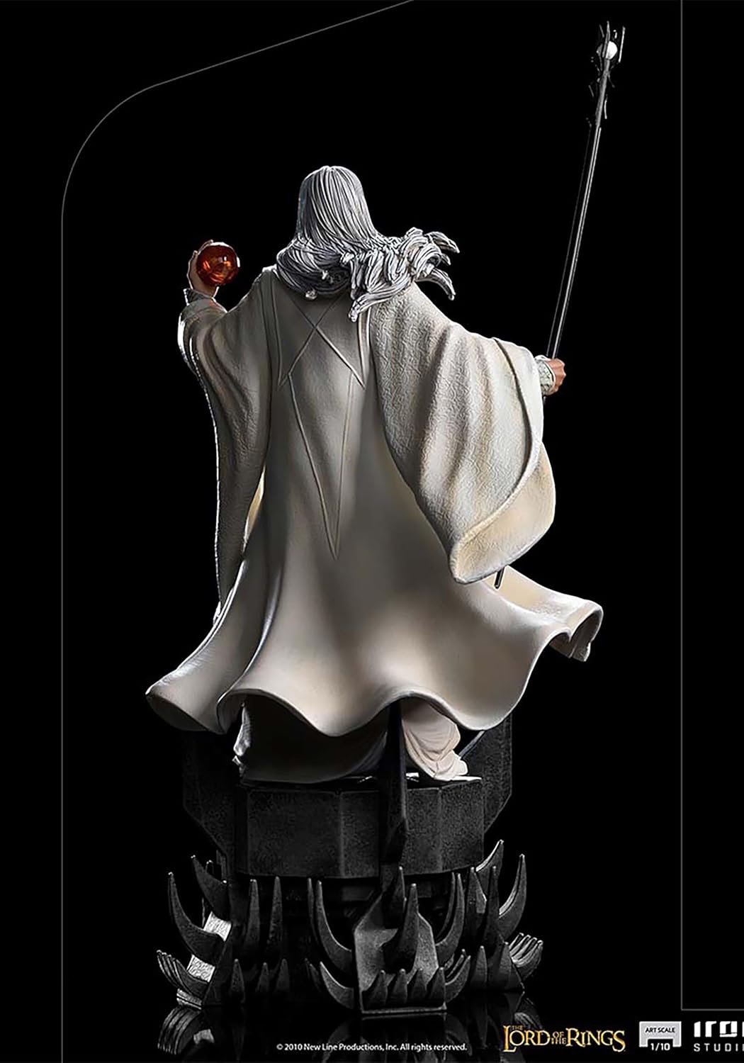 Iron Studios - BDS Arts Scale 1/10 - The Lord of the Rings - Saruman Statue 29cm - flash vidéo