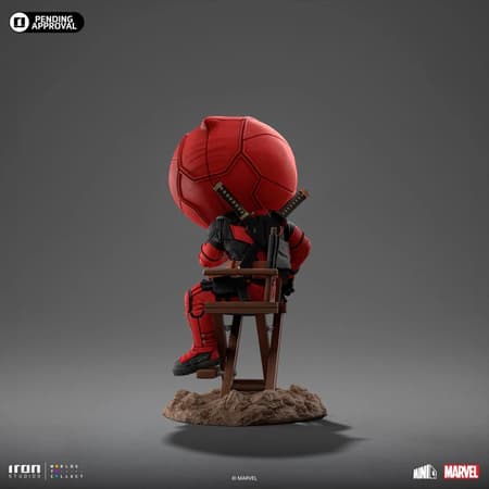 Iron Studios - MiniCo - Deadpool & Wolverine - Deadpool Statue 13cm - flash vidéo