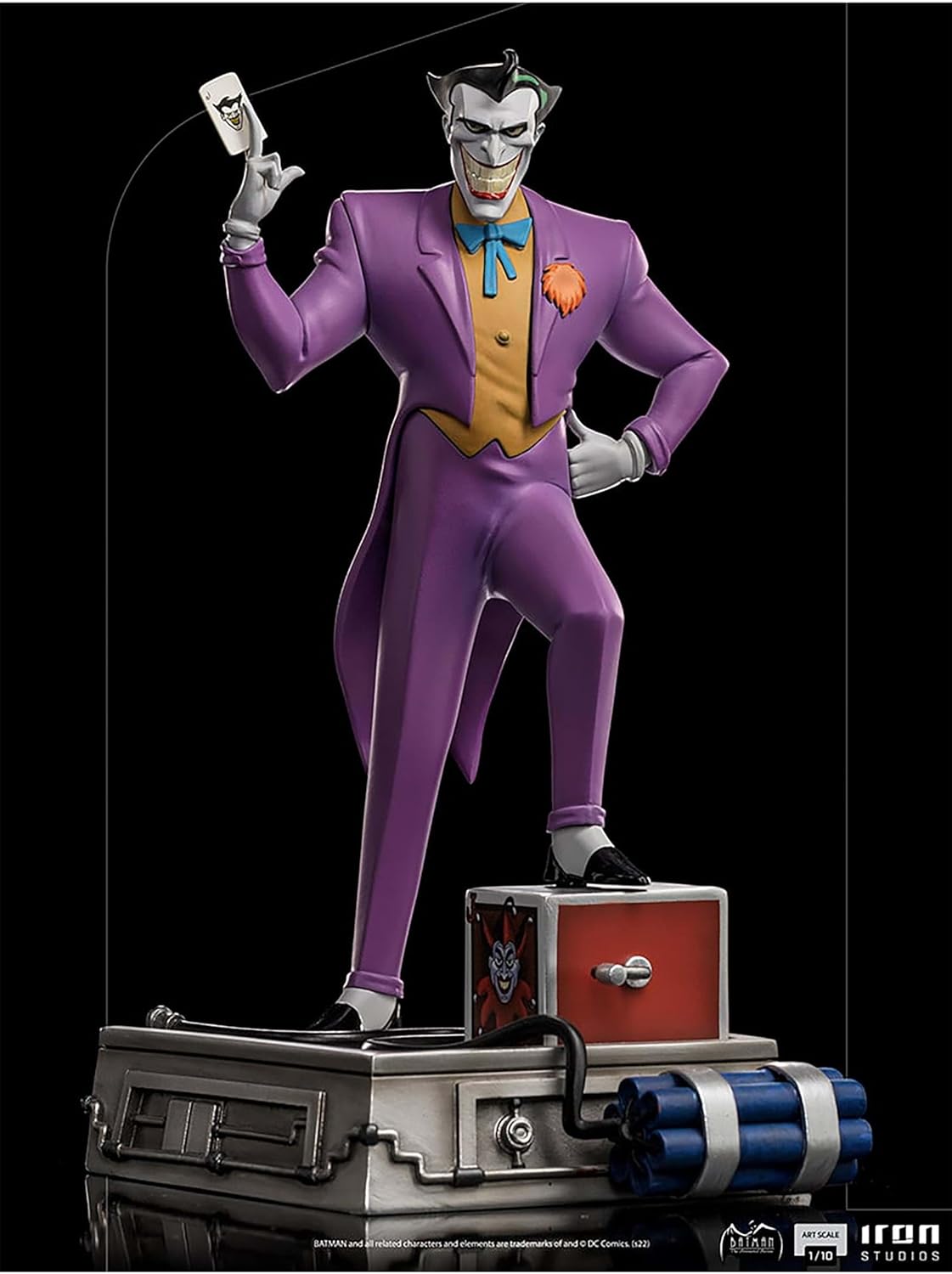 Iron Studios - Arts Scale 1/10 - DC Comics - Batman: The Animated Series - The Joker Statue 21cm - flash vidéo