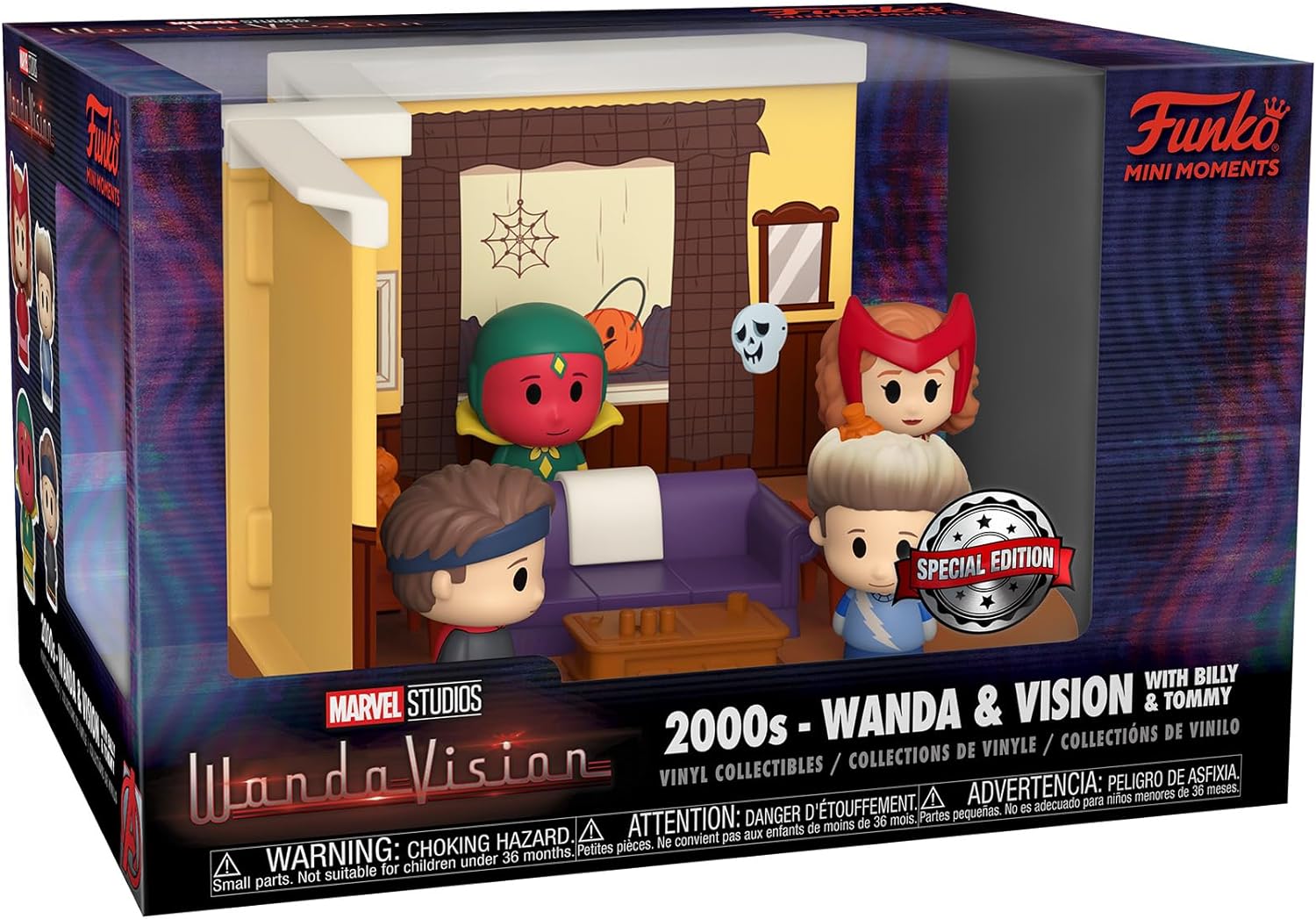 Funko Pop! Mini Moments: WandaVision - 2000s Wanda & Vision with Billy and Tommy - Special Edition - flash vidéo