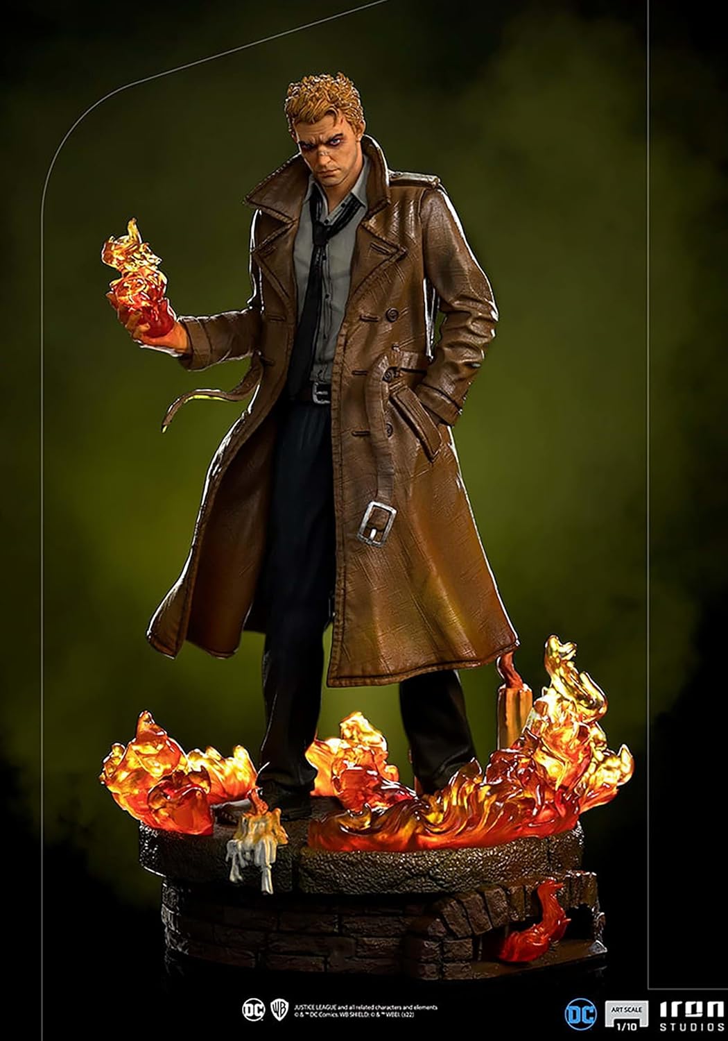 Iron Studios - Arts Scale 1/10 - DC Comics Series - John Constantine Statue 23cm - flash vidéo