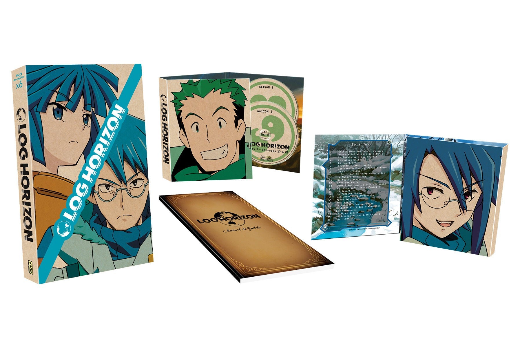 Log Horizon - Intégrale (Saison 1 + 2) - Coffret A4 Blu-ray - Édition Limitée