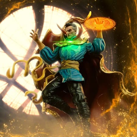 Iron Studios - BDS Art Scale 1/10 - Marvel - Dr. Strange "Infinity Gauntlet" Statue 38cm - flash vidéo
