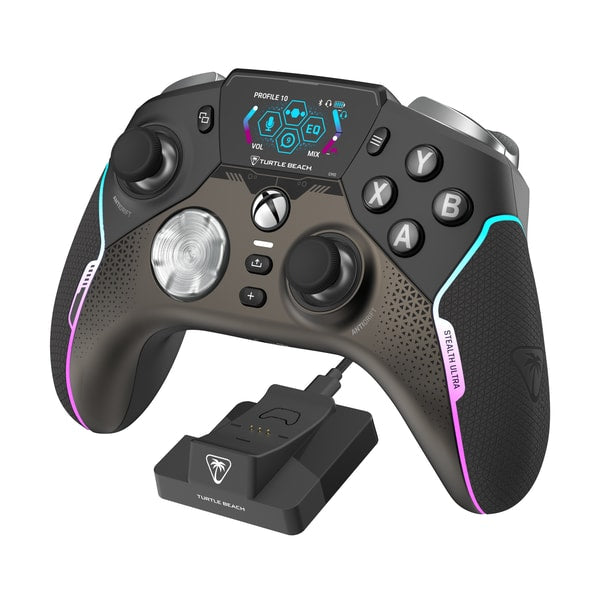 Turtle Beach - Manette de jeu sans fil Bluetooth Stealth Ultra pour Xbox Series X|S, Xbox One et Windows 10/11 - flash vidéo