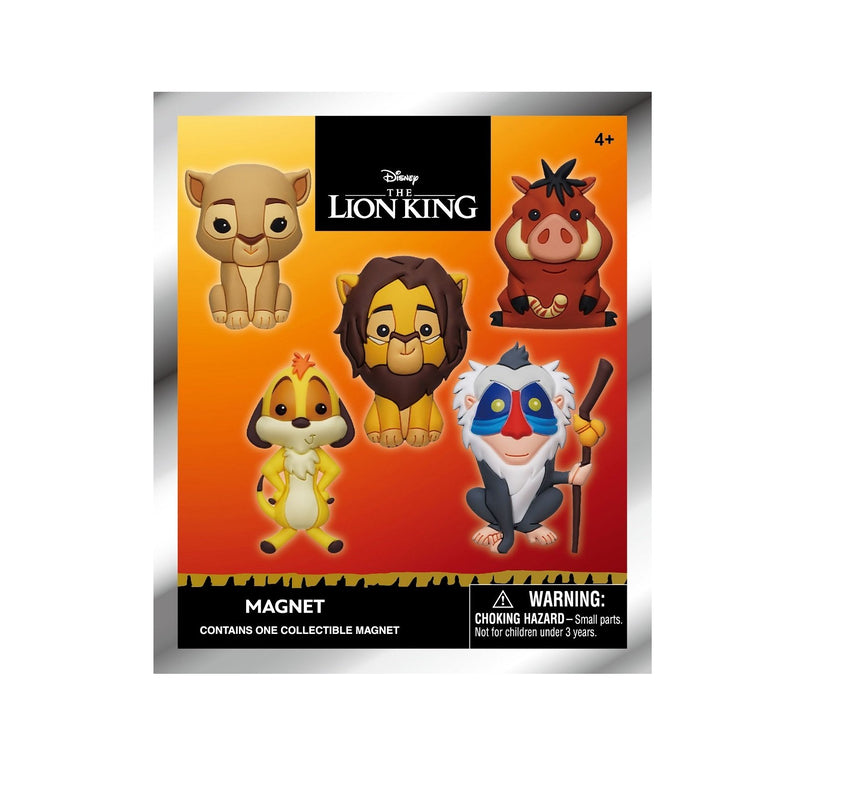 Disney - Le Roi Lion - Assortiment en blind bag d'aimant 3D de collection en mousse (Série 1) (12 pcs)