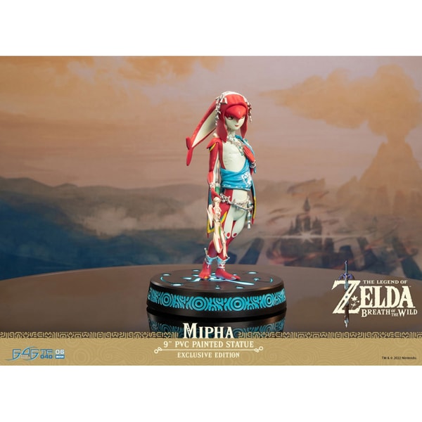 First 4 Figures - The Legend of Zelda : Breath of the Wild - Mipha Statue Edition Collector 21cm - flash vidéo