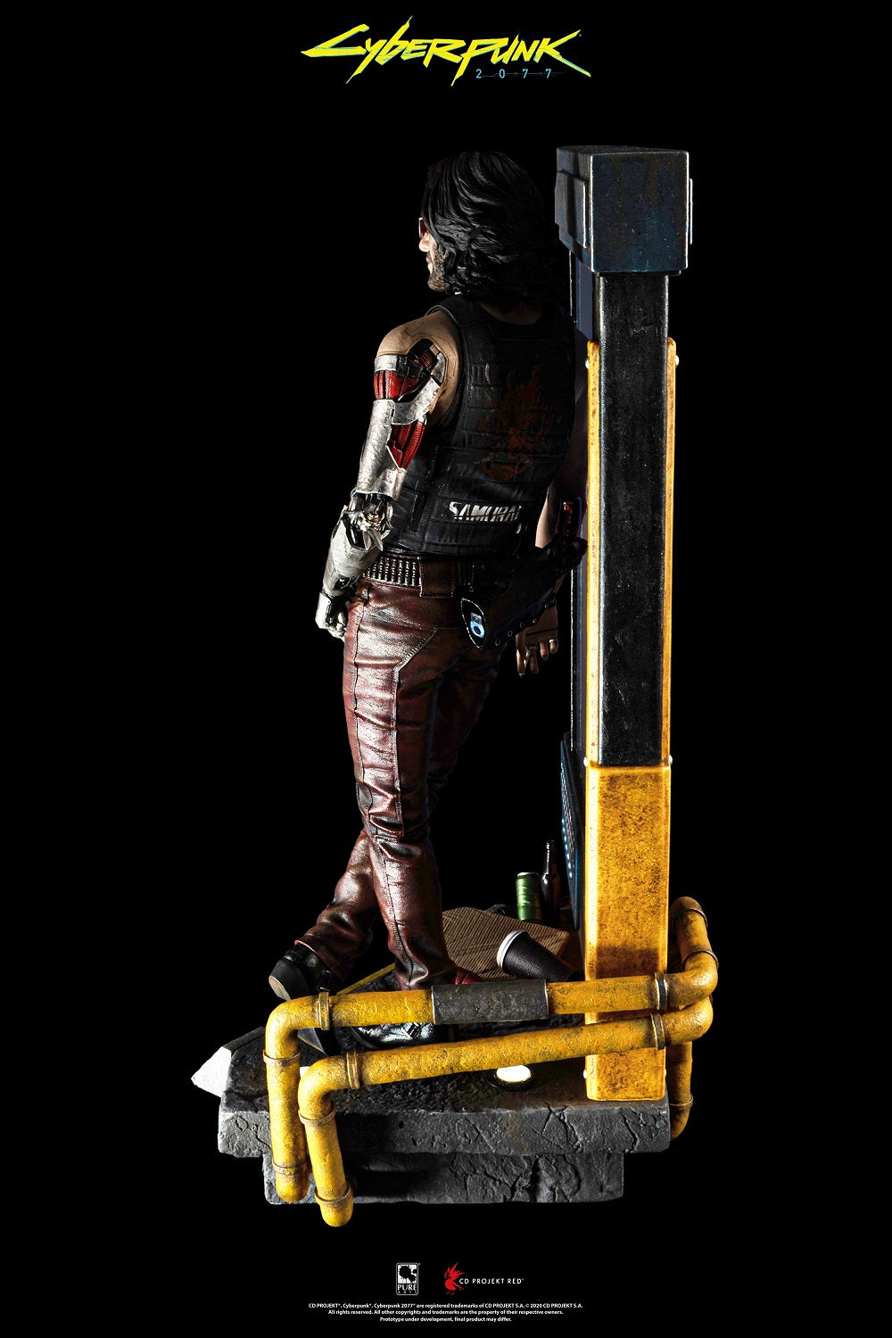 PureArts - 1:4 Scale Statues - Cyberpunk 2077 - Johnny Silverhand Statue 53cm - flash vidéo