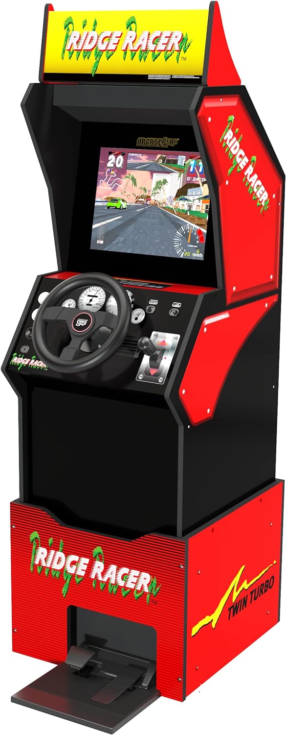 Arcade1Up - Ridge Racer Arcade Machine - flash vidéo