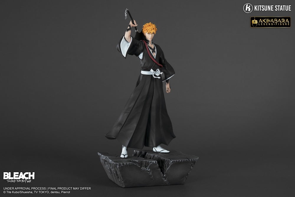 Legend Figure - Bleach : Thousand-Year Blood War - Ichigo Kurosaki 1/4 Statue 30cm - flash vidéo