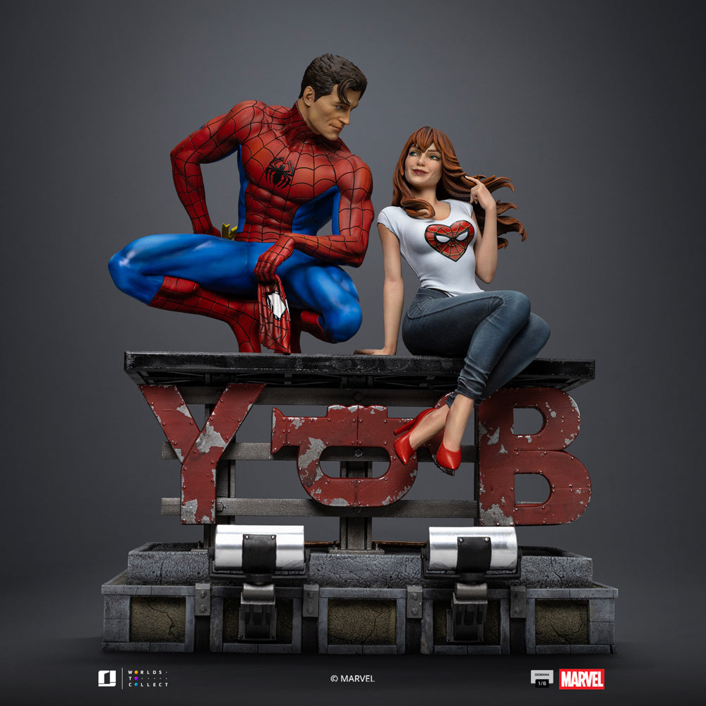 Iron Studios - Sixth Scale Diorama 1/6 - Marvel Comics - Spider-Man et MJ Statue 35cm