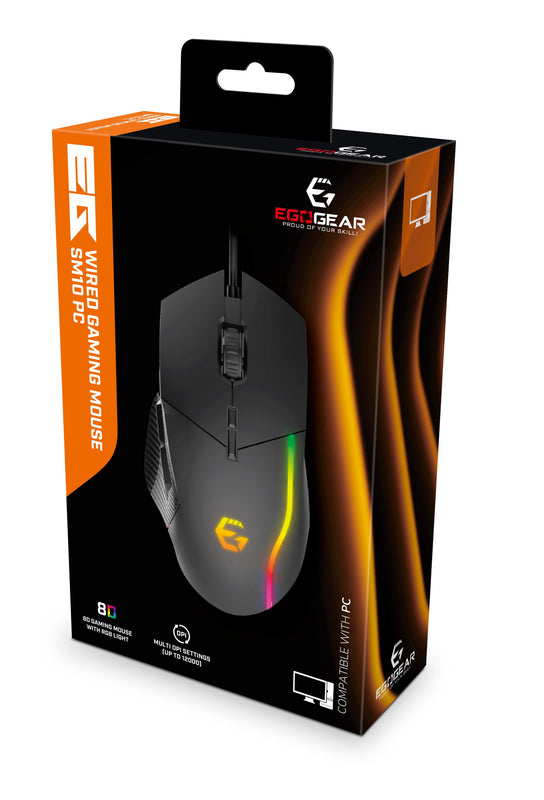 EgoGear - Souris de jeu filaire RGB SM10