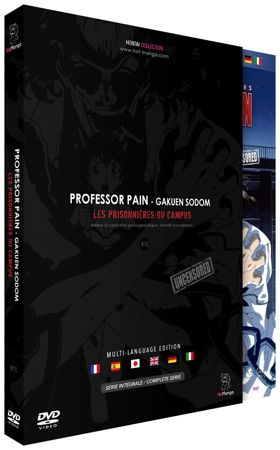 Professor Pain (Les Prisonnières du Campus) - Intégrale (Hentai) - DVD