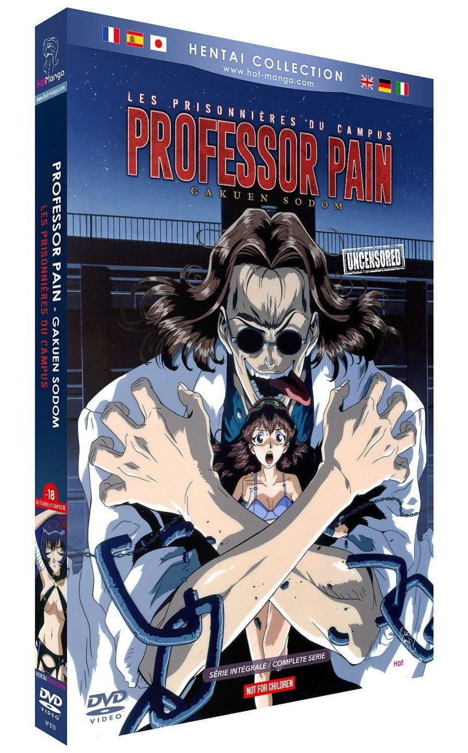 Professor Pain (Les Prisonnières du Campus) - Intégrale (Hentai) - DVD