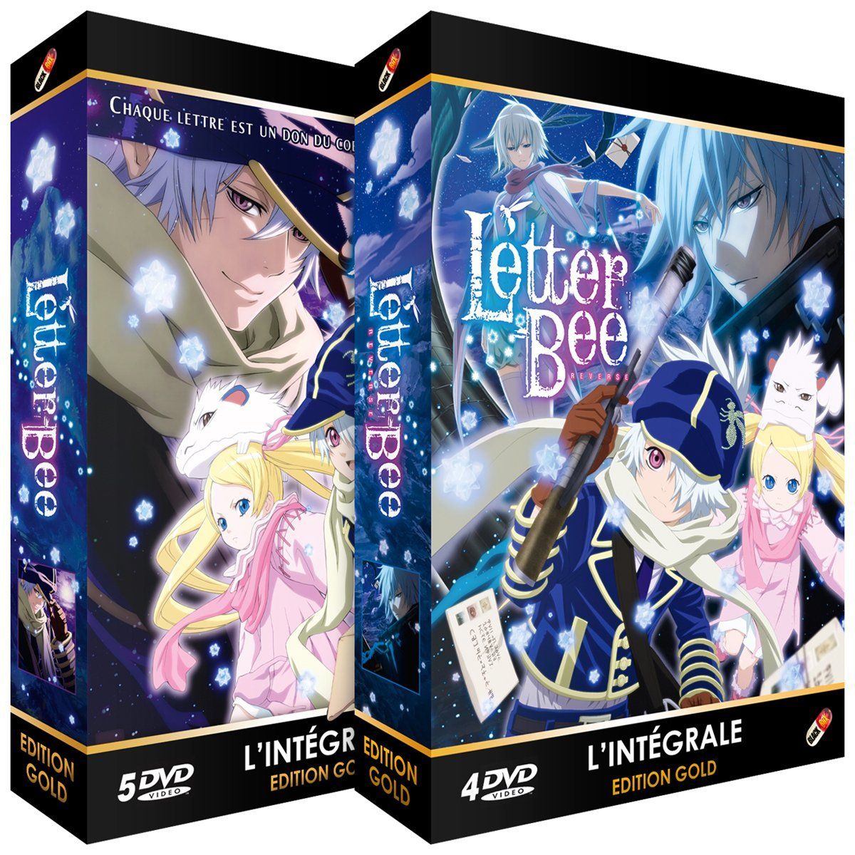 Letter Bee & Reverse - Intégrale - Edition Gold - 2 Coffrets DVD + Livret