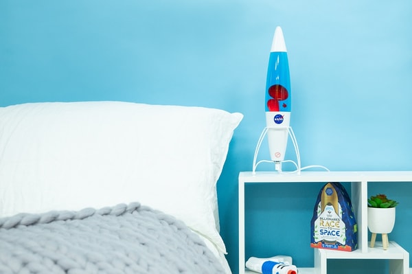 NASA - Lampe à lave Fusée - flash vidéo
