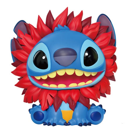 Le Roi lion - Tirelire Stitch en costume du Roi lion en PVC - flash vidéo