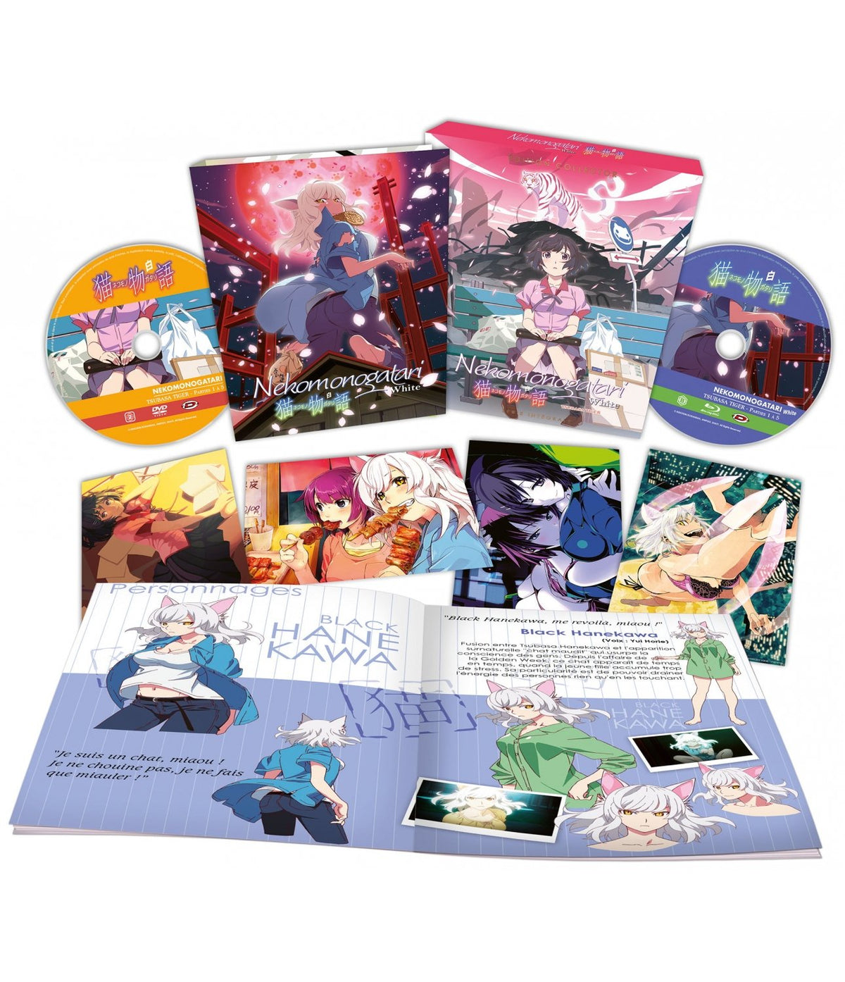 Nekomonogatari White - Intégrale (1er Arc de Monogatari s2) - Combo DVD + Blu-ray