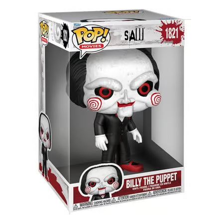 Funko Pop! Jumbo: Saw - Billy the Puppet 10" Super Sized Pop!