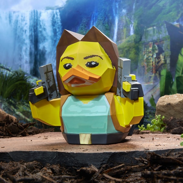TUBBZ Canard de bain - Tomb Raider - Retro Lara Croft (Édition standard) - flash vidéo