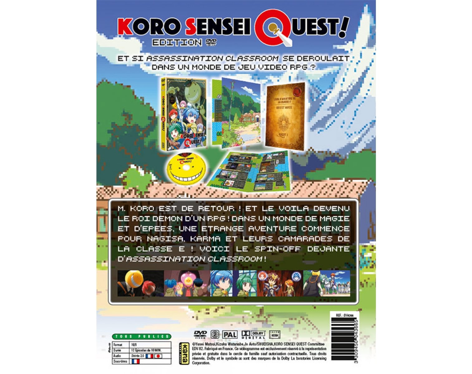 Koro Sensei Quest ! - Intégrale - DVD + Livret (spin-off Assassination Classroom)