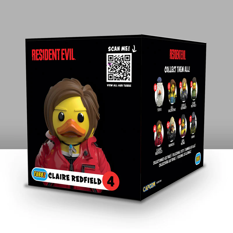 Best of TUBBZ Boîte Canard de bain - Resident Evil - Claire Redfield