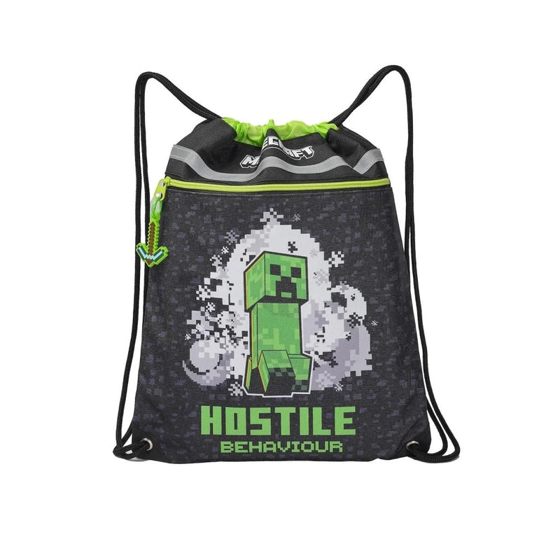 Minecraft - Sac à dos à cordons "Hostile Behavior"