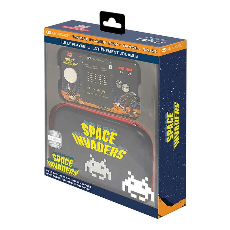 My Arcade - Pocket Player Pro Space Invaders + housse de transport
