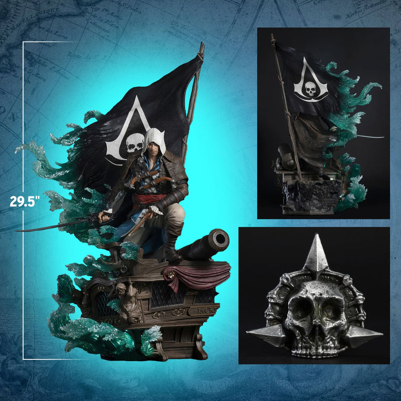 PureArts - 1:4 Scale Statues - Assassin's Creed - Animus Edward Statue 79cm