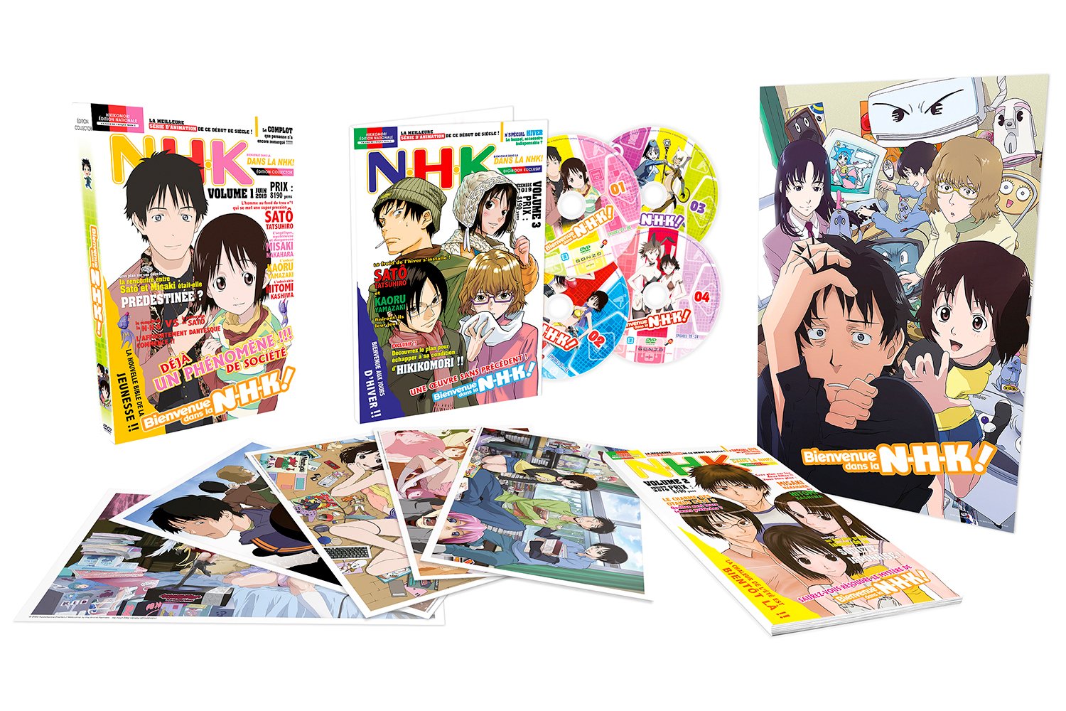 Bienvenue dans la NHK - Intégrale - Edition Collector Limitée A4 - Coffret DVD