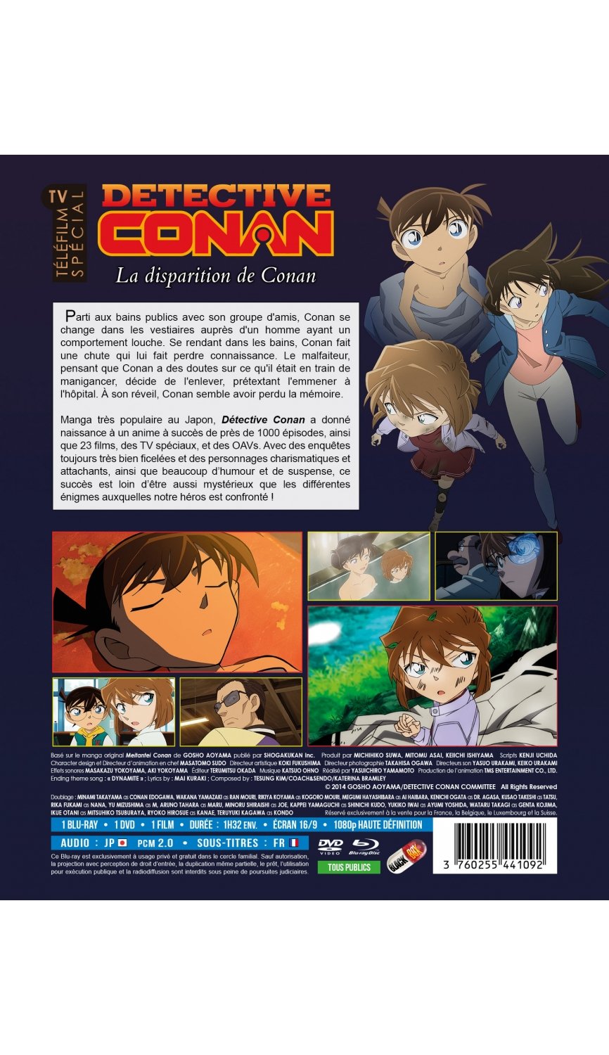 Détective Conan - TV spécial 2 : La disparition de Conan - Combo Blu-ray + DVD