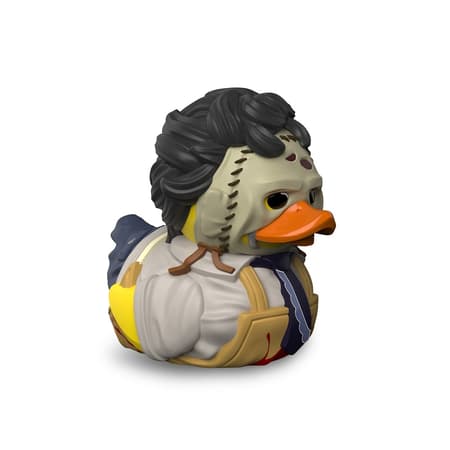 Numskull - Mini TUBBZ Canard de bain - The Texas Chainsaw Massacre - Leatherface (Édition baignoire) - 8cm - flash vidéo