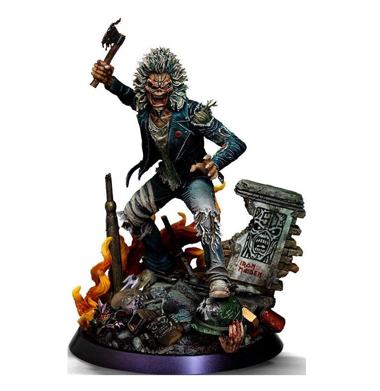 Iron Studios - Art Scale 1/10 - Iron Maiden - Eddie (50th Anniversary) Statue 22cm