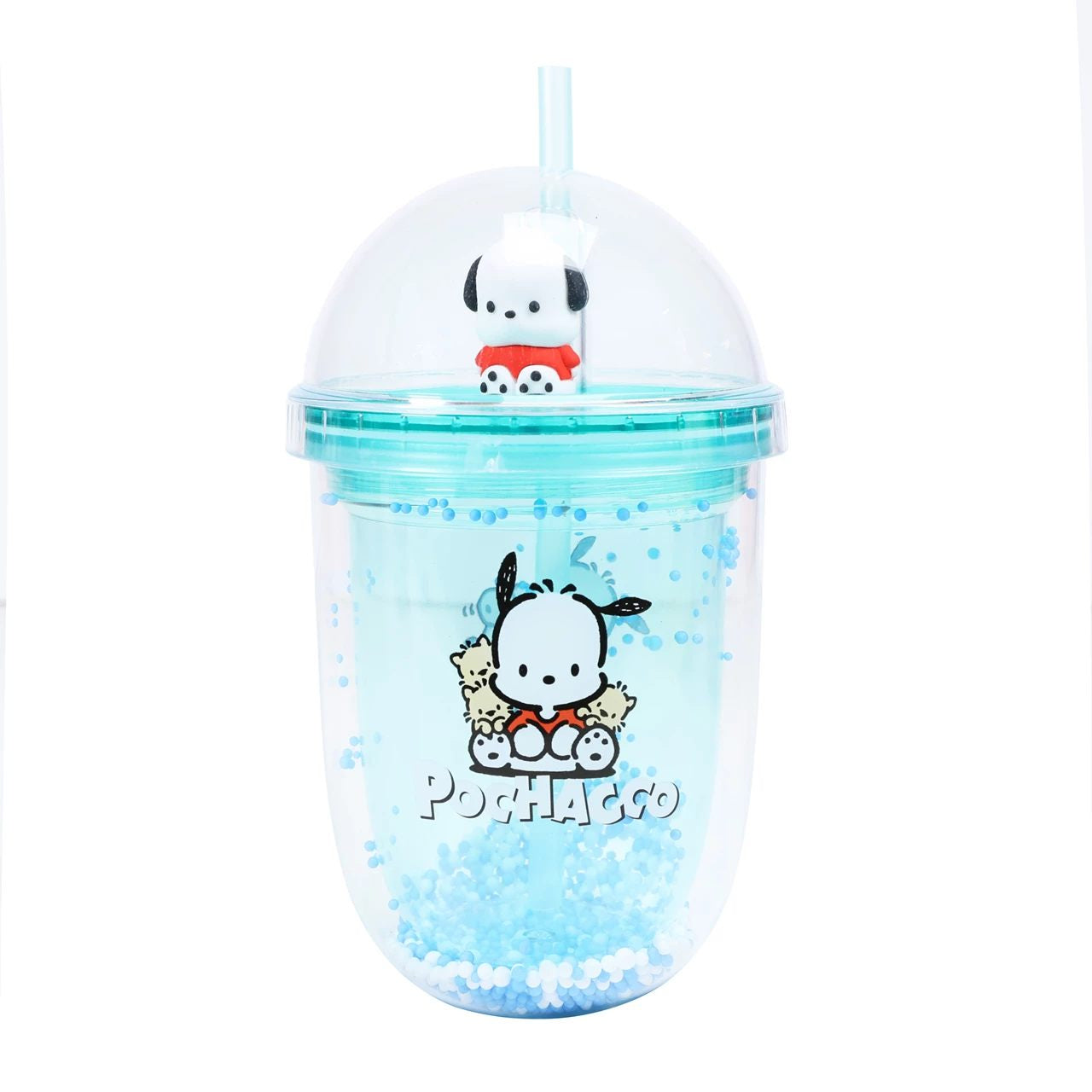 Sanrio - Mug bubble tea avec paille Pochacco