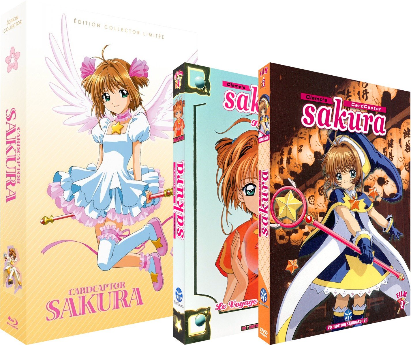 Card Captor Sakura (Série TV + 2 Films) - Intégrale - Pack 3 Coffrets 6 Blu-ray + 2 DVD