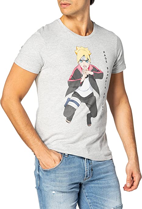 Boruto - Logo T-Shirt Gris - L