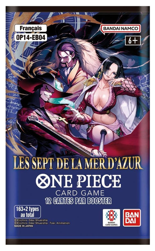 One Piece Card Game - Pack de Booster Blister OP-14 Les Sept de la Mer d'Azur