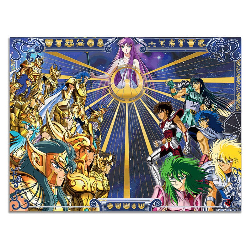 Cartoon Kingdom - Golden Poster - Saint Seiya 40x31cm - flash vidéo