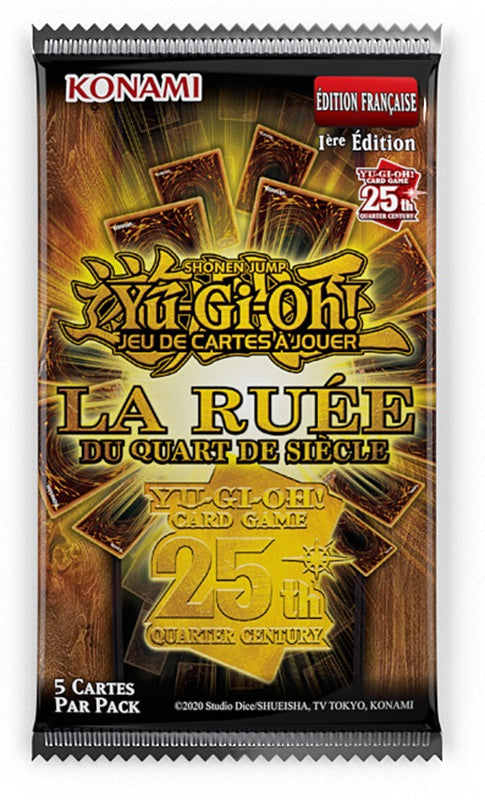 Yu-Gi-Oh! JCC - Display de Pack de Booster La Ruée du Quart de Siècle (24 Boosters) - flash vidéo